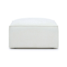 Mindy Chenille Basketweave Ottoman by TOV Furniture at Eve Furniture
