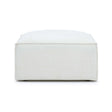 Mindy Chenille Basketweave Ottoman by TOV Furniture at Eve Furniture
