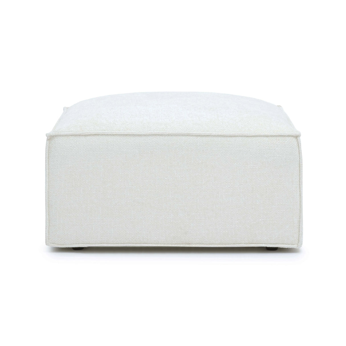 Mindy Chenille Basketweave Ottoman by TOV Furniture at Eve Furniture