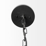 Minerva 19x22 Metallic Gray Hammered Detail Pendant Light by Mercana at Eve Furniture