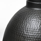 Minerva 19x22 Metallic Gray Hammered Detail Pendant Light by Mercana at Eve Furniture