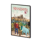 Minnesota Go USA (SM) by Mercana Studio a Hand Embellished Decograph Framed Art Print by Mercana at Eve Furniture