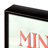 Minnesota Go USA (SM) by Mercana Studio a Hand Embellished Decograph Framed Art Print by Mercana at Eve Furniture