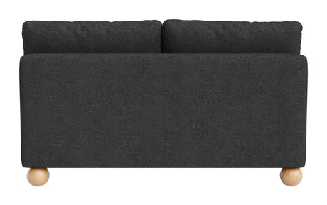 Minze Black Loveseat by Zuomod at Eve Furniture