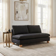 Minze Black Loveseat by Zuomod at Eve Furniture