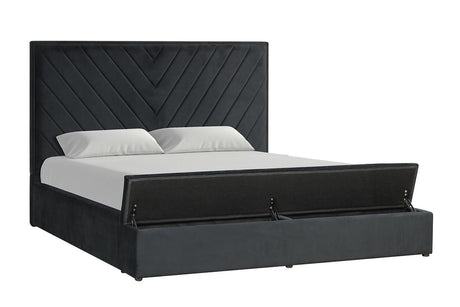 Mio Black Queen Platform Bed by New Era Innovations at Eve Furniture