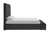 Mio Black Queen Platform Bed by New Era Innovations at Eve Furniture