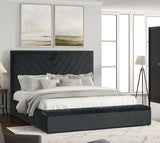 Mio Black King Platform Bed by New Era Innovations at Eve Furniture