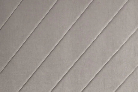 Mio Velvet Grey King Bed by New Era Innovations at Eve Furniture