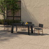 Mira Black Outdoor Dining Chair by MOES at Eve Furniture