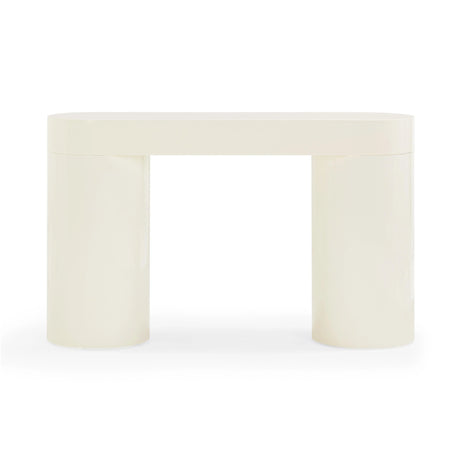 Mira High Gloss Console Table by TOV Furniture at Eve Furniture