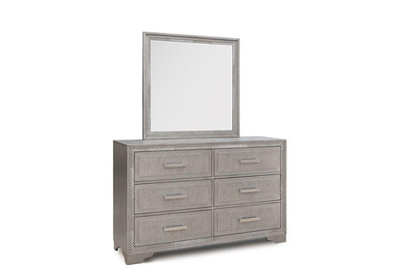 Miramar Grey Panel Bedroom Set by New Era Innovations at Eve Furniture
