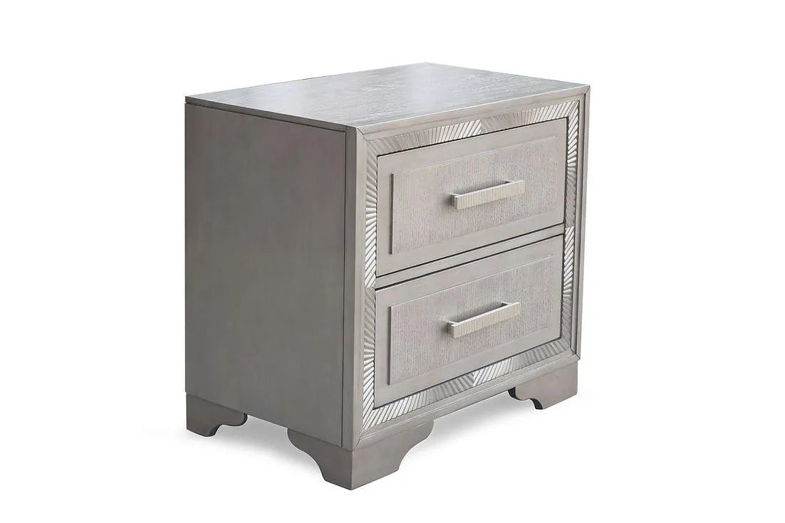Miramar Grey Panel Bedroom Set by New Era Innovations at Eve Furniture