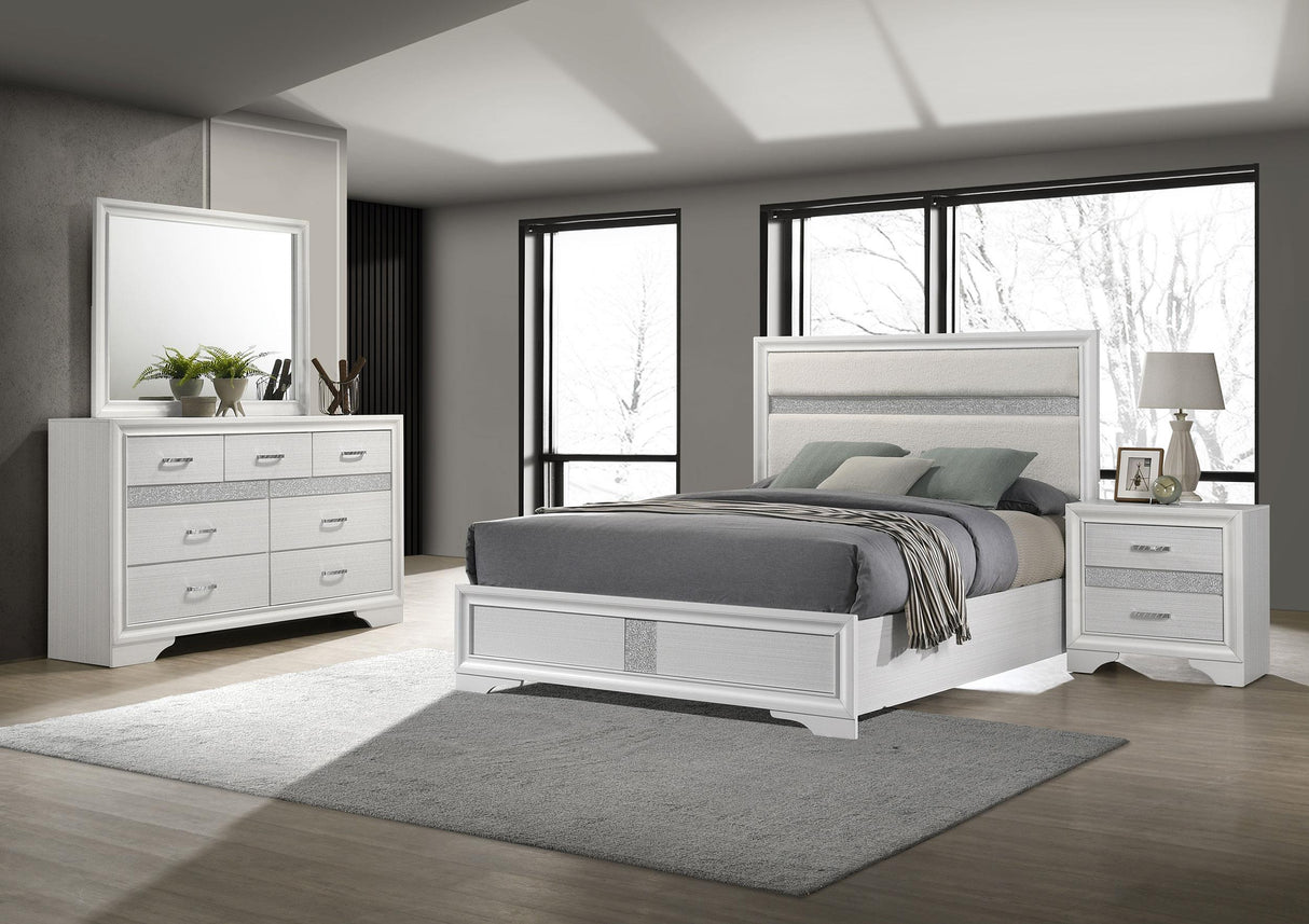 Miranda White 4-Piece California King Bedroom Set