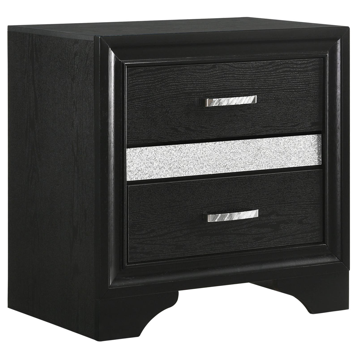 Miranda Black 4-Piece California King Platform Storage Bedroom Set by Coaster at Eve Furniture