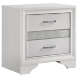 Miranda White 4-Piece California King Platform Storage Bedroom Set by Coaster at Eve Furniture