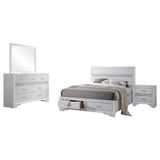 Miranda 4-Piece Queen Platform Storage Bedroom Set by Coaster at Eve Furniture