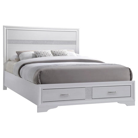 Miranda 4-Piece Queen Platform Storage Bedroom Set by Coaster at Eve Furniture