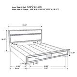 Miranda 5-Piece Eastern King Platform Storage Bedroom Set by Coaster at Eve Furniture