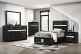 Miranda Black 5-Piece Twin Bedroom Set