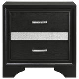 Miranda Black 4-Piece California King Bedroom Set by Coaster at Eve Furniture