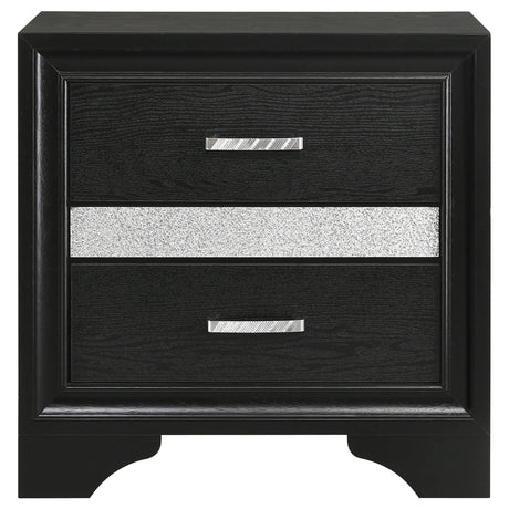 Miranda Black 4-Piece Queen Bedroom Set by Coaster at Eve Furniture