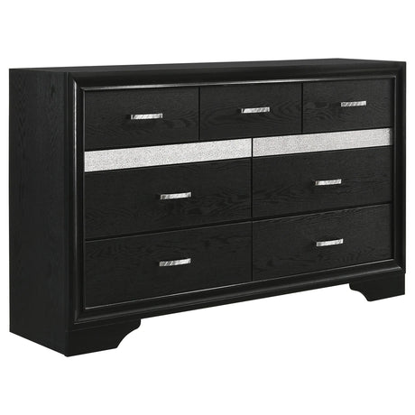 Miranda Black 4-Piece Queen Bedroom Set by Coaster at Eve Furniture