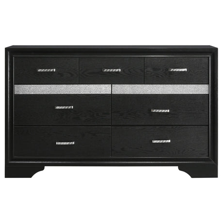 Miranda Black 4-Piece Queen Bedroom Set by Coaster at Eve Furniture