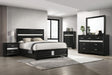 Miranda Black 5-Piece Eastern King Bedroom Set by Coaster at Eve Furniture