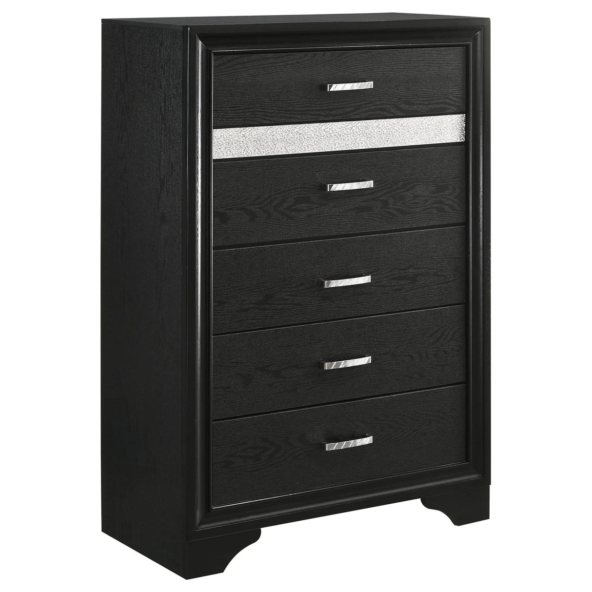 Miranda Black 5-Piece Queen Bedroom Set by Coaster at Eve Furniture