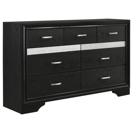 Miranda Black 5-Piece Queen Bedroom Set by Coaster at Eve Furniture