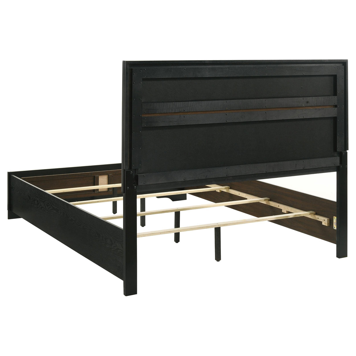 Miranda Black 55-inch Upholstered Eastern King Panel Bed by Coaster at Eve Furniture
