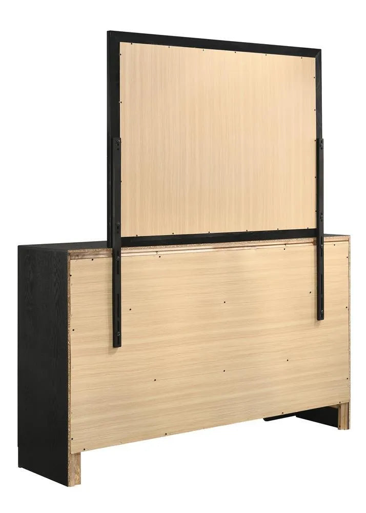 Miranda Black Rectangular Mirror by Coaster at Eve Furniture