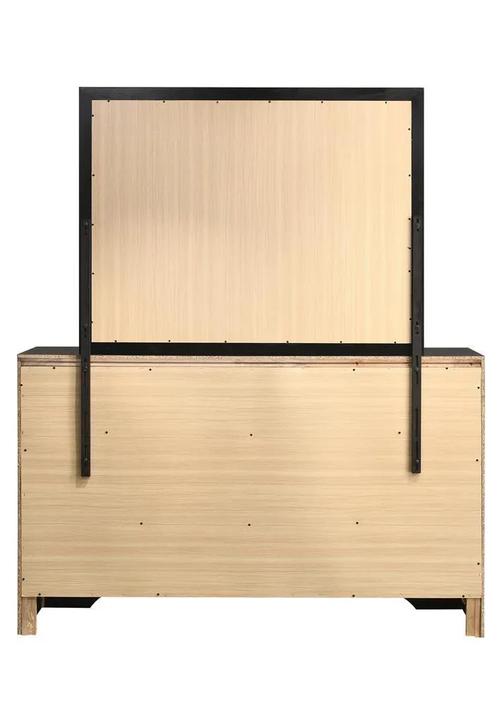 Miranda Black Rectangular Mirror by Coaster at Eve Furniture