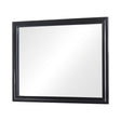 Miranda Black Rectangular Mirror by Coaster at Eve Furniture