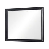 Miranda Black Rectangular Mirror by Coaster at Eve Furniture