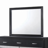 Miranda Black Rectangular Mirror by Coaster at Eve Furniture
