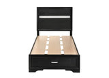 Miranda Black Twin Storage Bed by Coaster at Eve Furniture