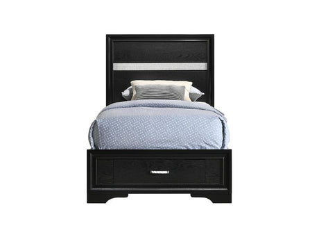 Miranda Black Twin Storage Bed by Coaster at Eve Furniture