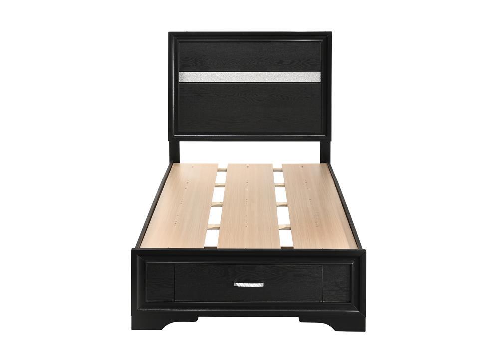 Miranda Black Twin Storage Bed by Coaster at Eve Furniture