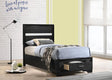 Miranda Black Twin Storage Bed by Coaster at Eve Furniture