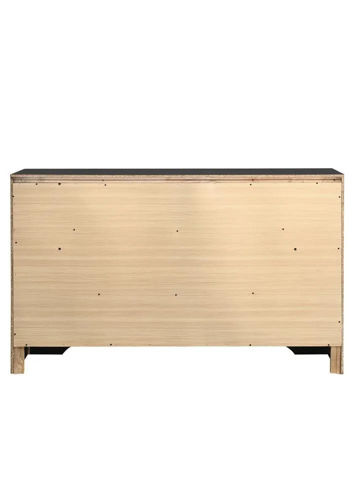 Miranda Black/Rhinestone 7-Drawer Dresser by Coaster at Eve Furniture