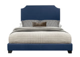 Miranda Blue Full Upholstered Bed by Homelegance at Eve Furniture