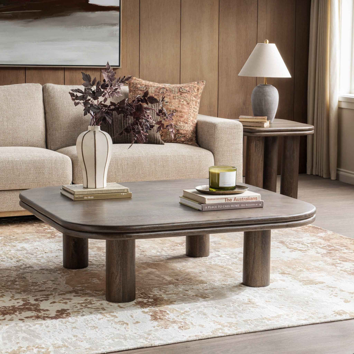 Miranda Cocoa Brown Coffee Table by Classic Home at Eve Furniture