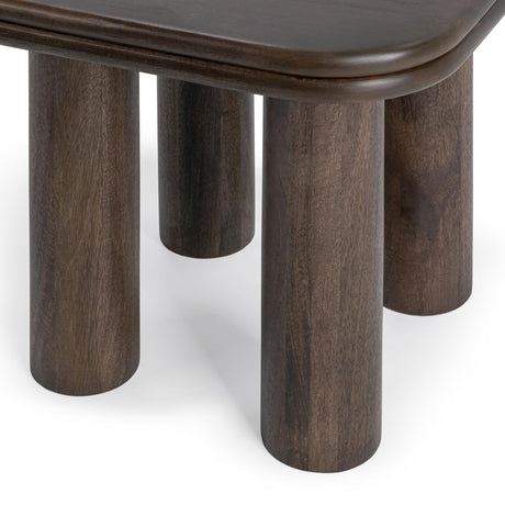 Miranda Cocoa Brown End Table by Classic Home at Eve Furniture