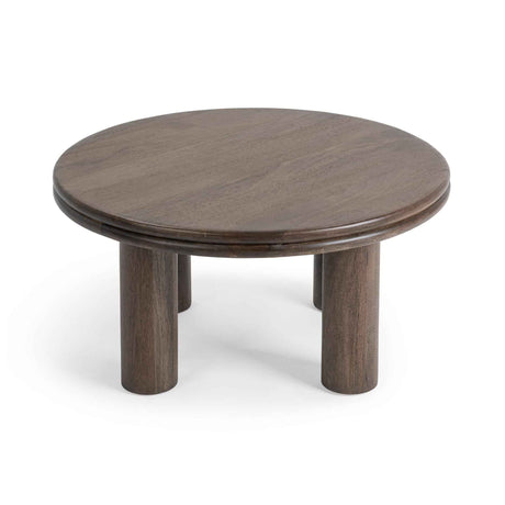Miranda Cocoa Brown Round Coffee Table by Classic Home at Eve Furniture