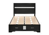 Miranda Full Storage Bed Black