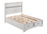 Miranda Full Storage Bed White