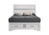 Miranda Full Storage Bed White