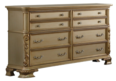 Miranda Gold Bedroom Set by Cosmos Furniture at Eve Furniture